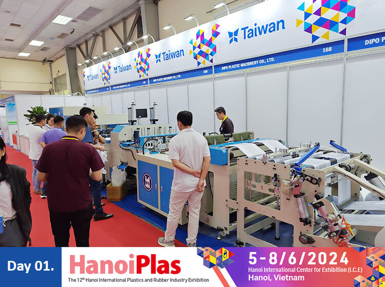 DIPO Plastic Machine Co., Ltd.Ｈanoi Plas 2024 Day 01.
